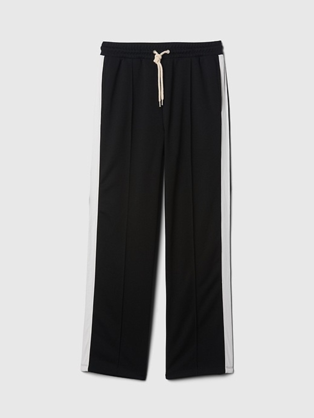 GAP Black track pants with White Side Panels size small